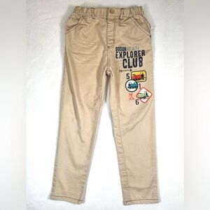 THOMAS & FRIENDS Boys Trains Khaki Pants 6/7 Sodor Island‎ Explorer Club Play